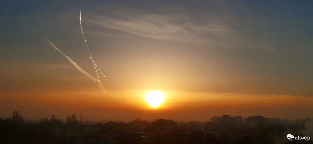 Szeged, november idusán 4°C, ködös reggel