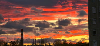 Naplemente Rákoskeresztúron.