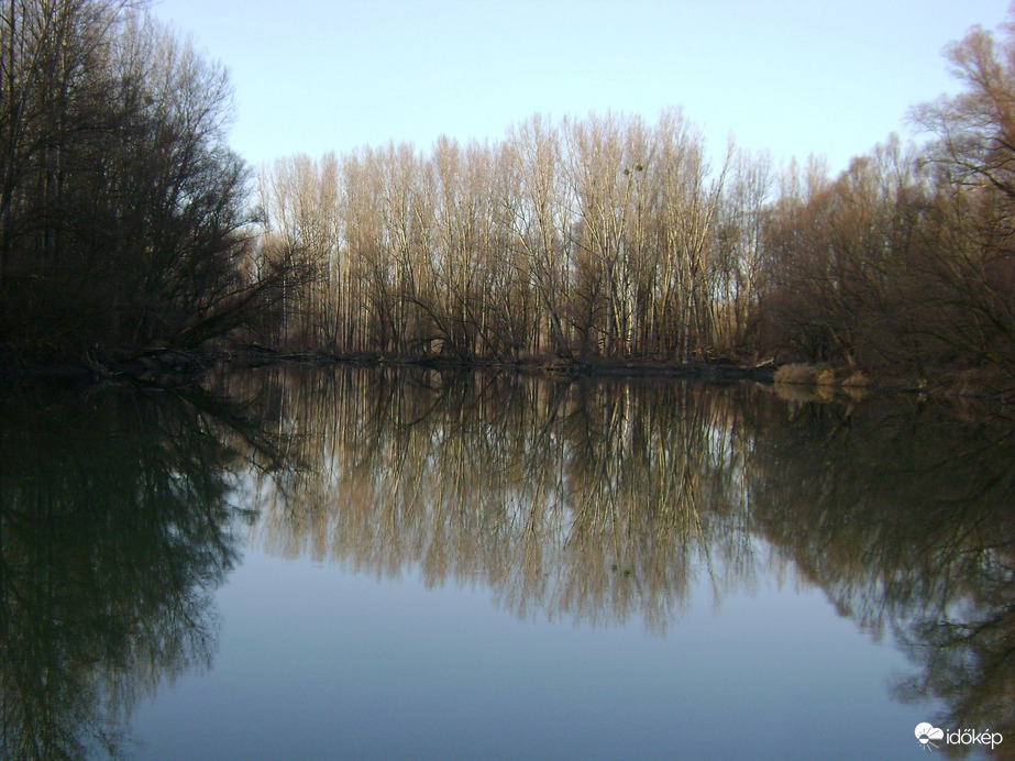 Szigetközi víz-tükör-kép
