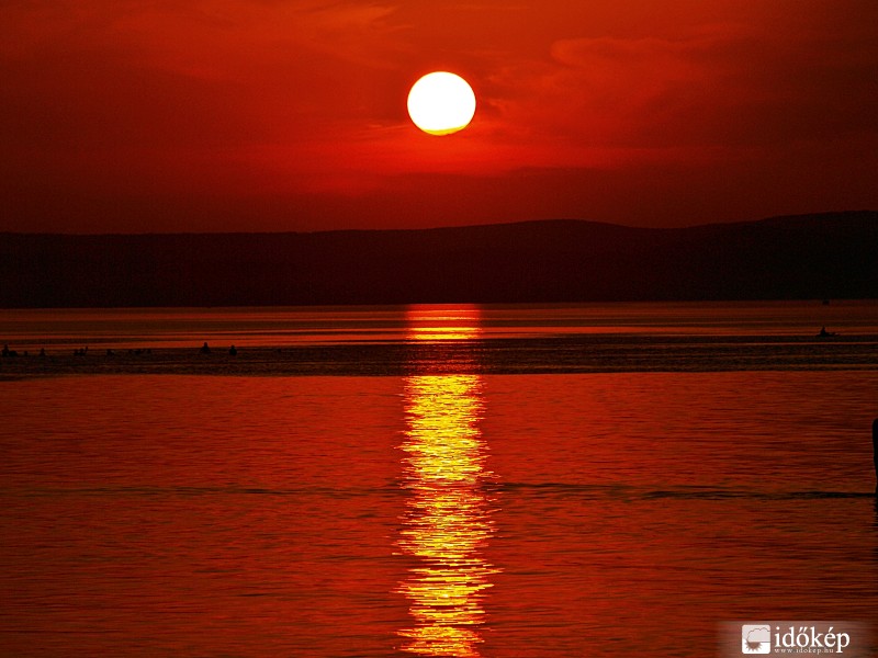 Siófoki naplemente