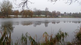 Veresegyház, Ivacsi-tó délelőtt.