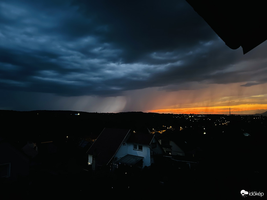Tatabánya felett vihar