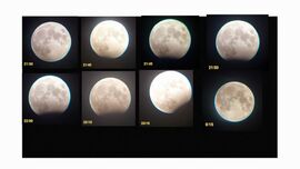A részleges holdfogyatkozás képekben Tiszafüredről