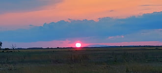Hortobágyi naplemente 08. 06-án.