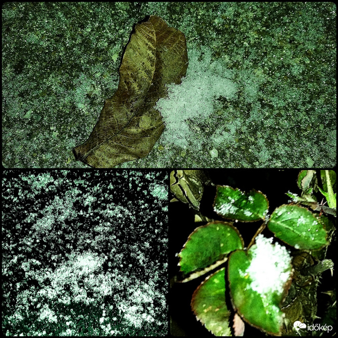 Tegnap esti hózápor