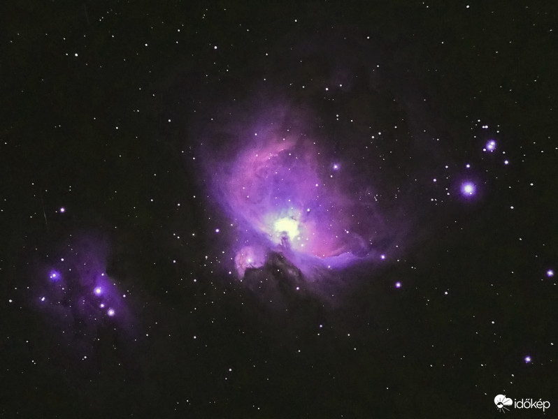 Orion köd teleobjektívvel 