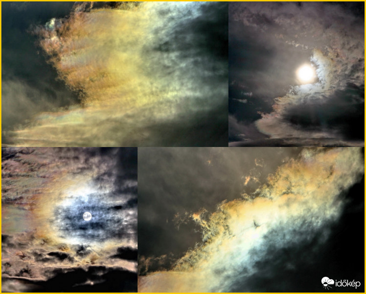 Délutáni irizáló műsor Soroksáron. 