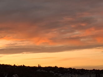 Napnyugta után, égi fények! :)