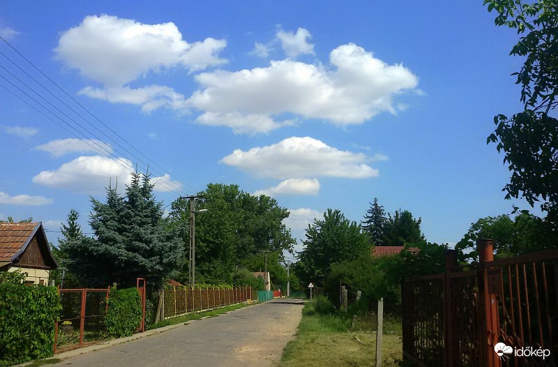 Alföldi felhők délután