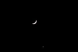 Vénusz és a Hold 