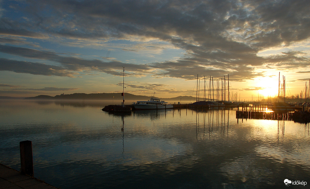 Balatonfüredi naplemente