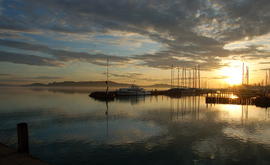 Balatonfüredi naplemente