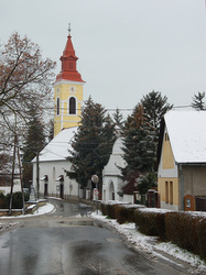 Olvadó hó Balatonkenesén
