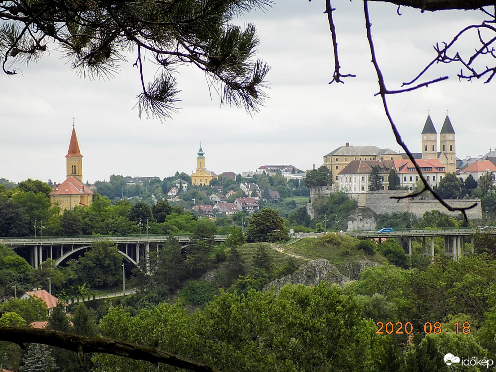 Veszprém a Gulya-dombról.