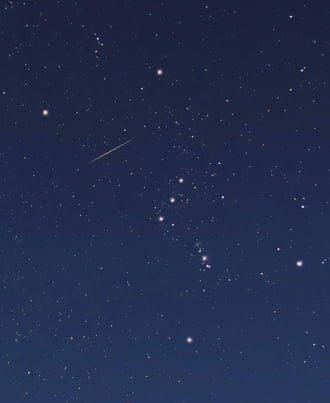 Hullócsillag az Orion csillagképben