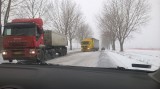 Elakadt kamionok a Balatonszentgyörgyi emelkedőn