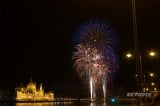Fireworks over river Danube - 2011