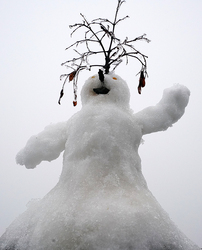 Hó asszony a Mecseken