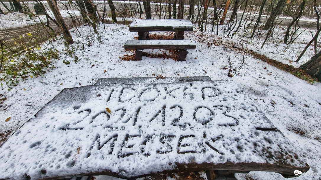 Első hó a Mecseken