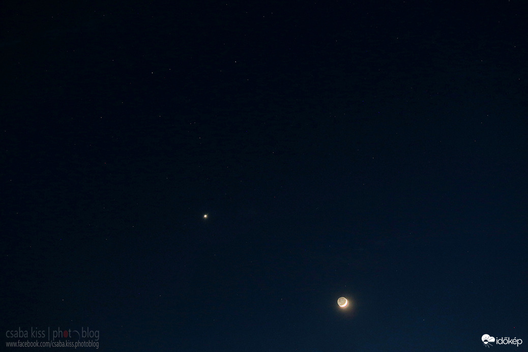 Hold, Vénusz és az Ikrek együttállása