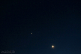 Hold, Vénusz és az Ikrek együttállása