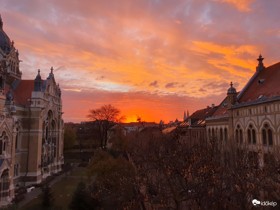 Napkelte Szeged felett