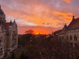 Napkelte Szeged felett