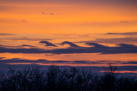 Kelvin-Helmholtz felhők Perkátáról