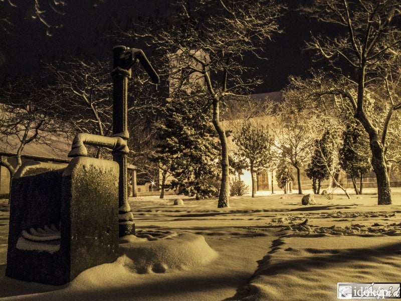 éjszakai téli kép
