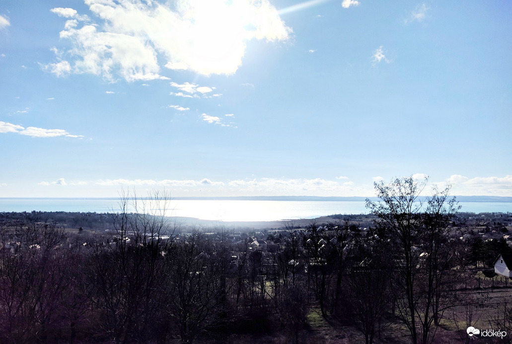 Balaton - Kerekedi öböl - Csopak fölöttről