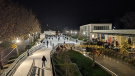 Élet a jégen. Balatonfüred