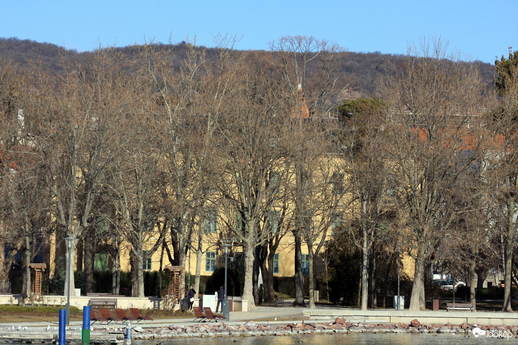 Tagore sétány és az Ipoly szálló Balatonfüred