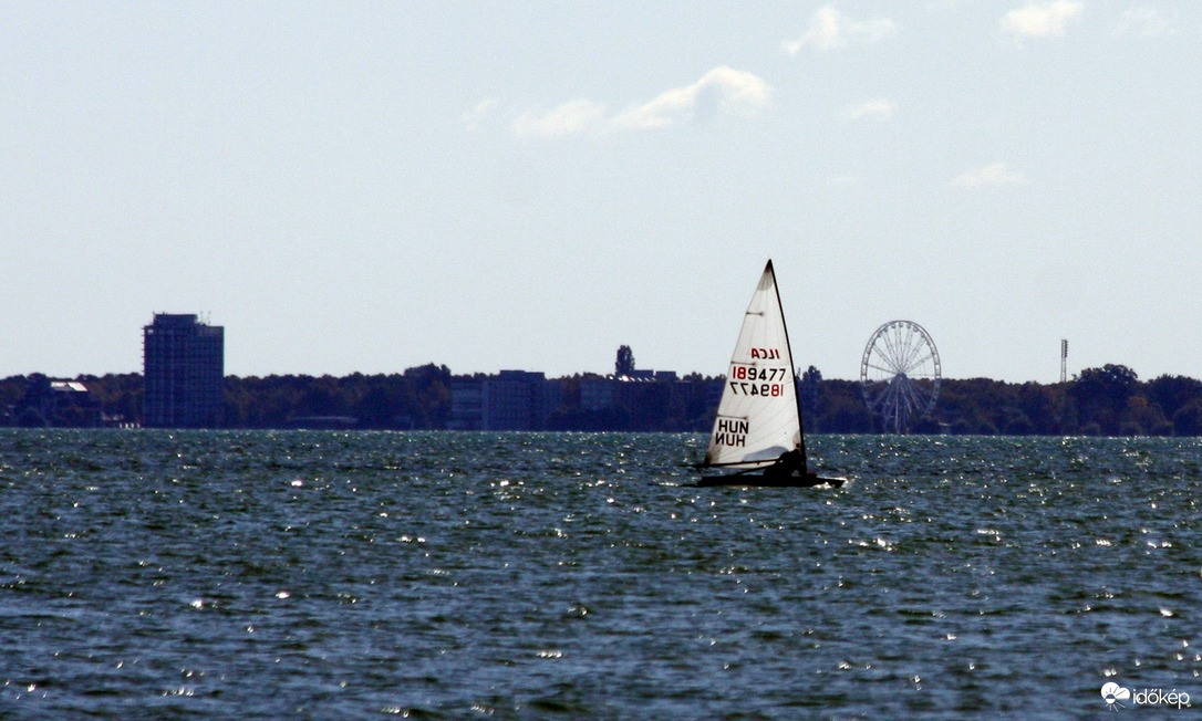 Füredről nézve Siófokot