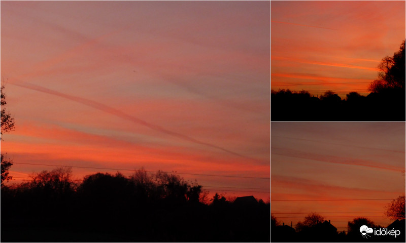 Az utolsó percekben színesedett csak be az ég alja 