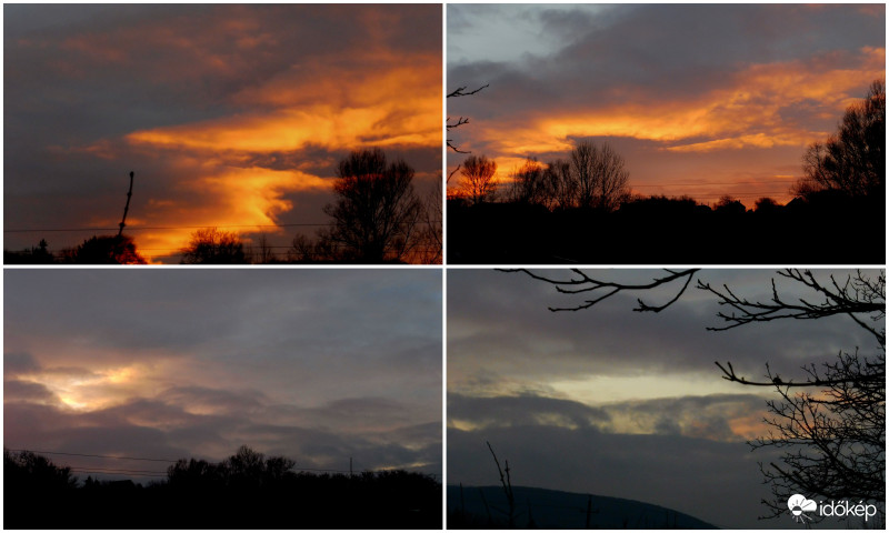 Naplementéből estébe hajló ég