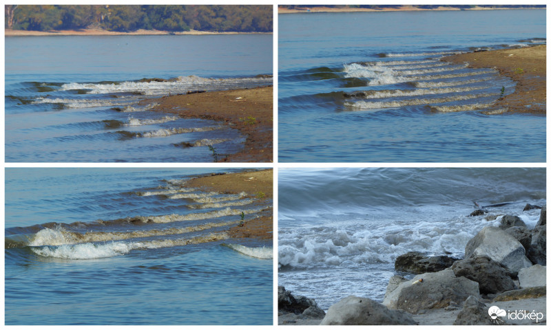 A hajó már elment, de hullámai csak most  érnek  a partra