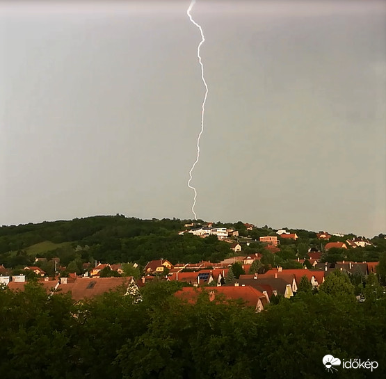 Délutáni vihar Vácról