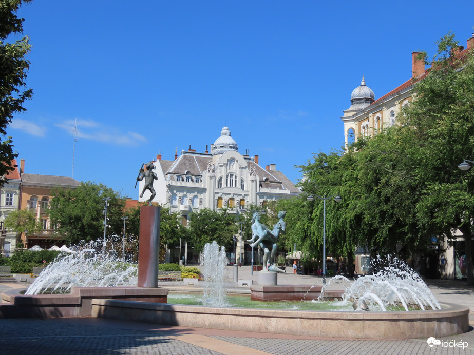 Szombathely, Fő tér szökőkúttal