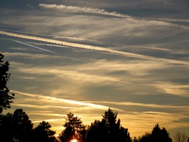 Napnyugta előtti fények