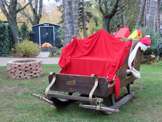 A Mikulás már készíti a szánját