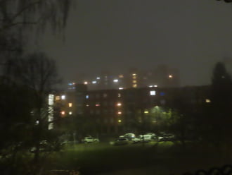 Ködös vasárnap este Szombathelyen