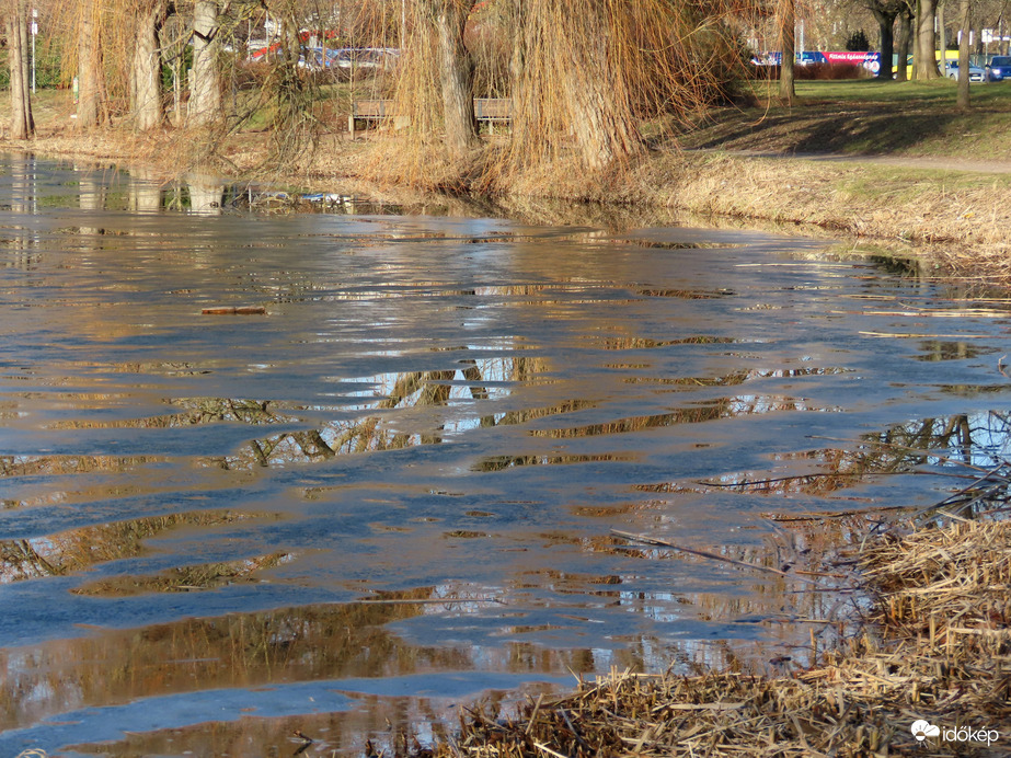 Napfényes délután a Csónakázó-tónál