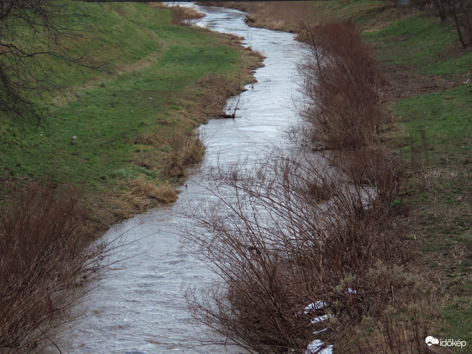 Megduzzadt a Perint-patak