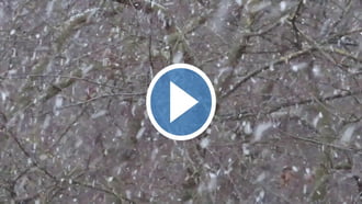 Rövid ideig tartó hózápor Szombathelyen