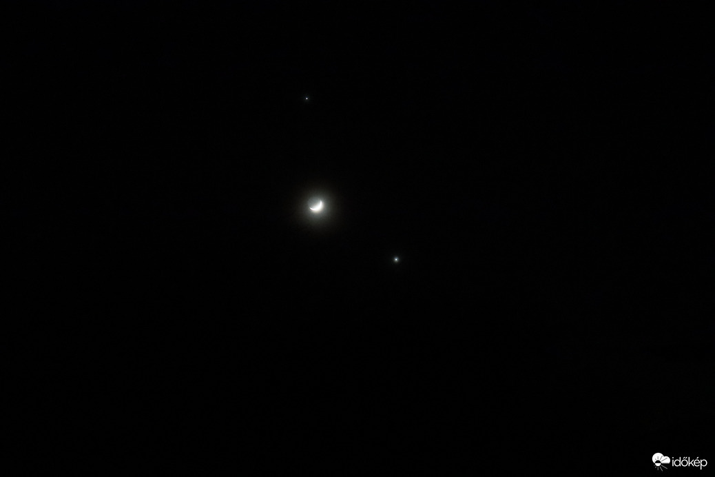Jupiter, Hold, Vénusz