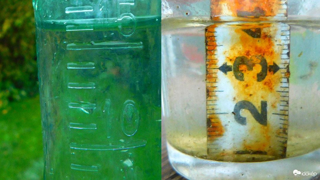 kaptunk 16,5 mm esőt, ami már elég jó