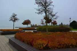 Szürke, ködös időjárás Keszthelyen 12.02.