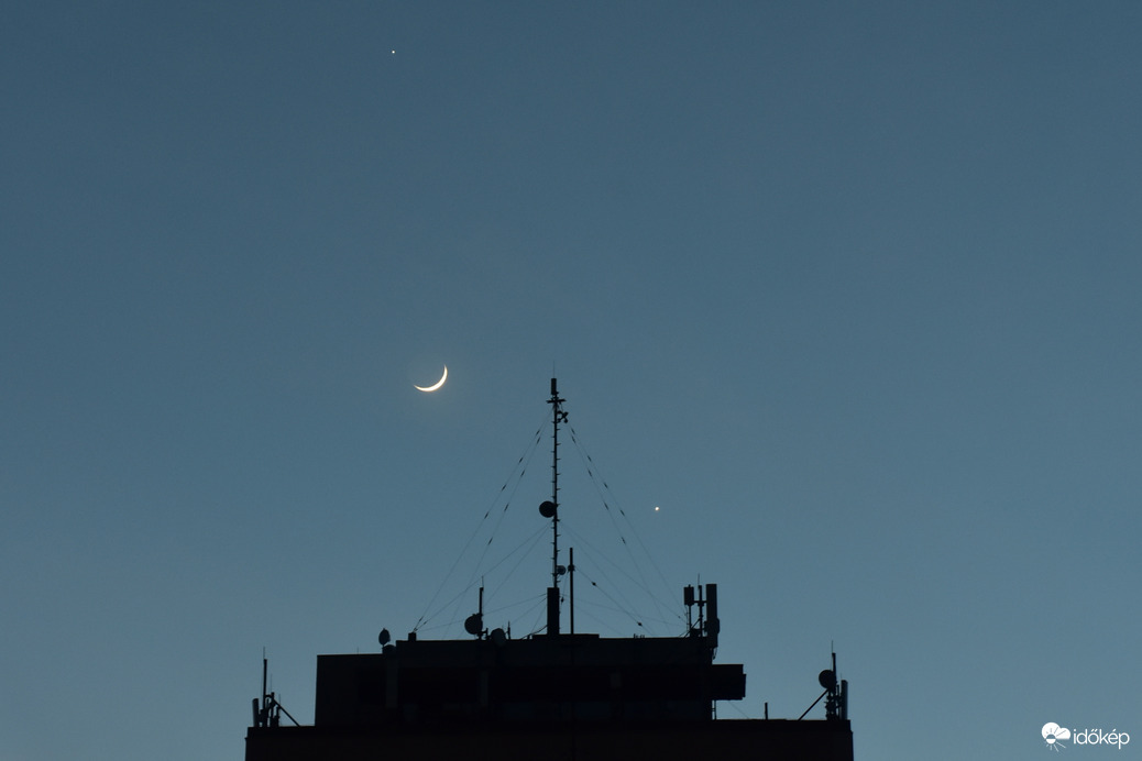 Jupiter-Vénusz-Hold együttállás 02.22.