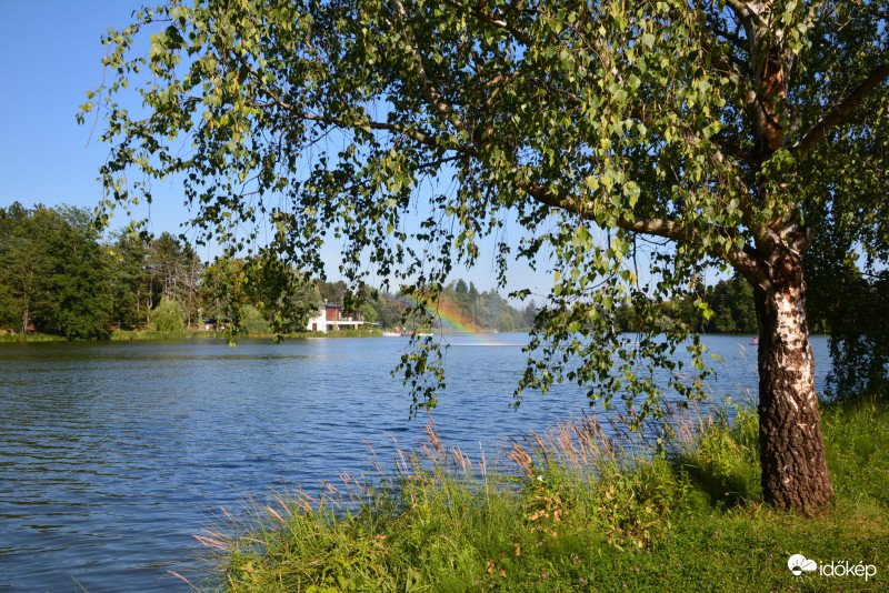 Szivárvány a tó közepén 07.12.