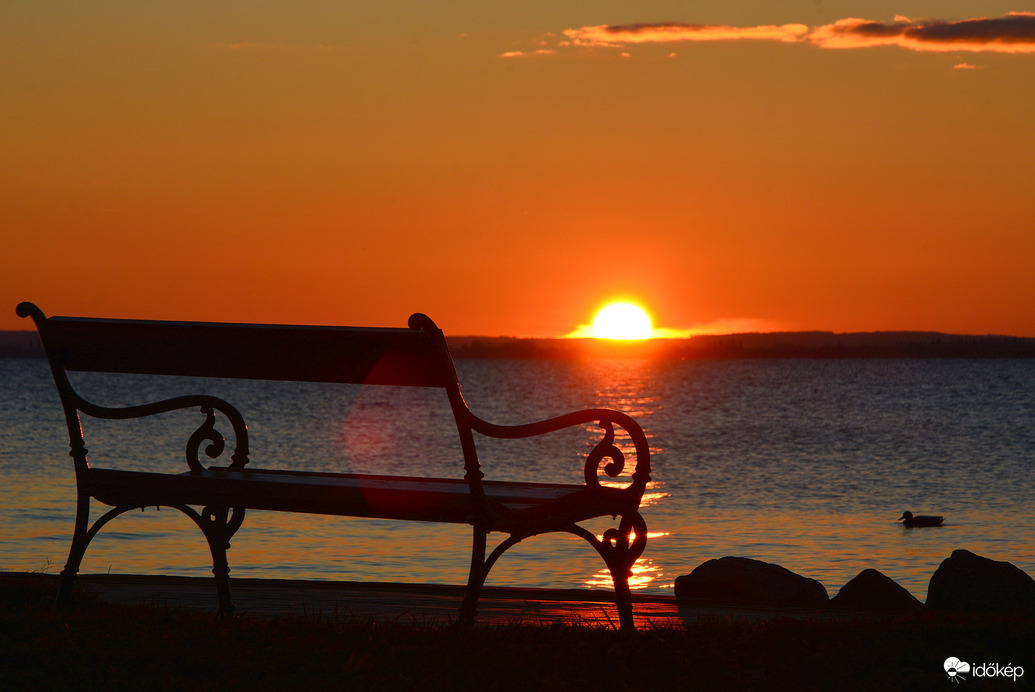 Novemberi, gyönyörű napkelte Balatongyörökön 11.18.